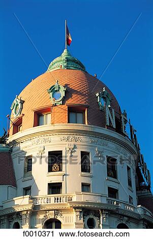 Stock Image - France, French Riviera, Nice, Negresco Hotel. Fotosearch