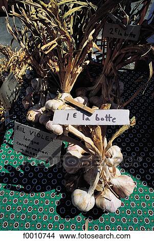 France, Provence, Aix-en-Provence, garlics for sale on the market View Large Photo Image Picture - France, Provence, Aix-en-Provence, garlics for sale on the market. Fotosearch