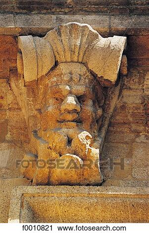 Stock Image - France, Provence, Aix-en-Provence, architecture detail. Fotosearch