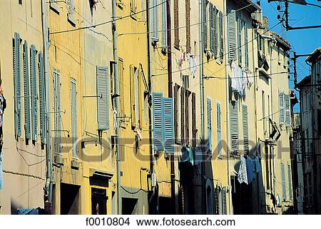 Picture - France, Provence, Martigues, street. Fotosearch