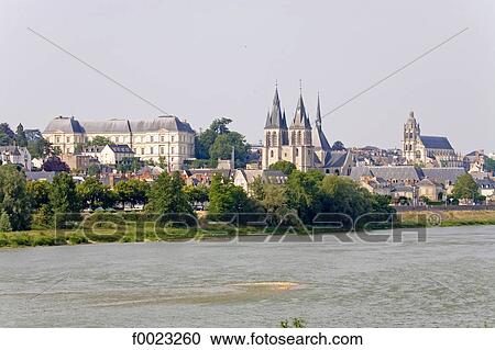 France, Touraine, Blois, general view of the city along the Loire river View Large Photo Image Stock Image - France, Touraine, Blois, general view of the city along the Loire river. Fotosearch