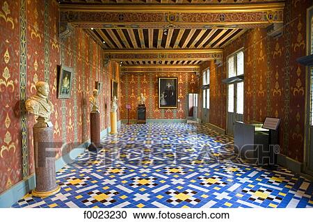 France, Touraine, Blois, inside the castle View Large Photo Image Stock Image - France, Touraine, Blois, inside the castle. Fotosearch