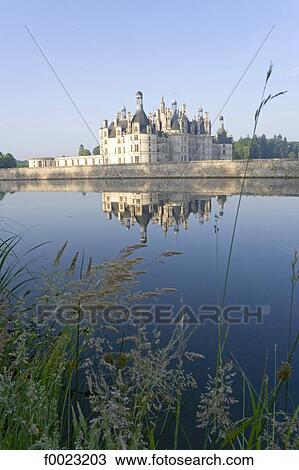 France, Touraine, Chambord, castle View Large Photo Image Stock Image - France, Touraine, Chambord, castle. Fotosearch