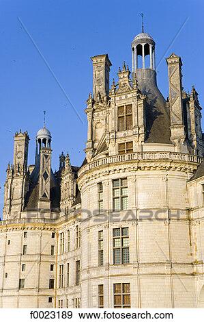 France, Touraine, Chambord, castle View Large Photo Image Stock Photo - France, Touraine, Chambord, castle. Fotosearch