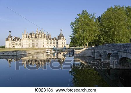 France, Touraine, Chambord, castle View Large Photo Image Stock Photography - France, Touraine, Chambord, castle. Fotosearch