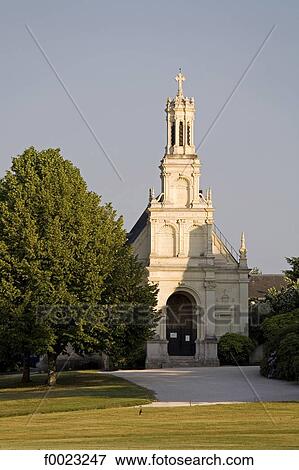 Stock Photo - France, Touraine, Chambord, chapel. Fotosearch