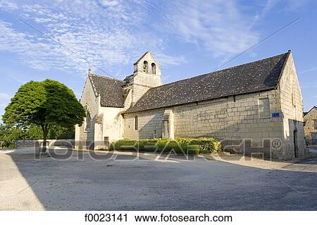 France, Touraine, church View Large Photo Image Stock Image - France, Touraine, church. Fotosearch