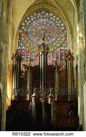 France, Touraine, Tours, cathedral, organ View Large Photo Image Stock Image - France, Touraine, Tours, cathedral, organ. Fotosearch