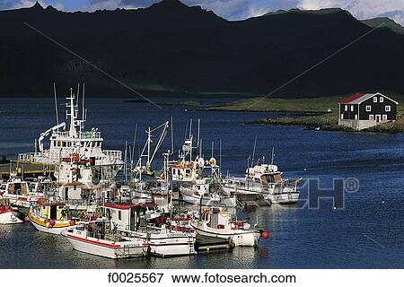 Iceland, Djupivogur, fishing port View Large Photo Image Stock Photo - Iceland, Djupivogur, fishing port. Fotosearch