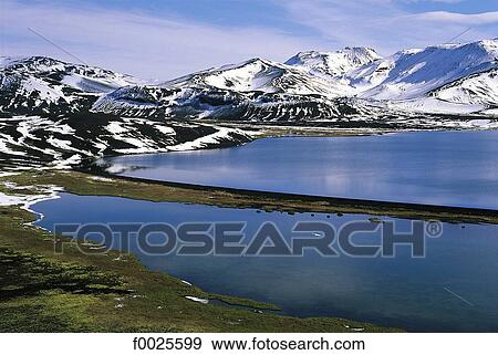 Iceland, lake Veidivotn View Large Photo Image Stock Photo - Iceland, lake Veidivotn. Fotosearch