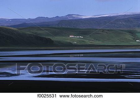 Stock Image - Iceland, near Vik, Icelandic landscape. Fotosearch