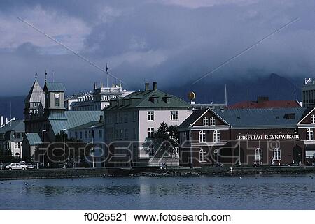 Iceland, Reykjavik, traditional dwellings View Large Photo Image Stock Image - Iceland, Reykjavik, traditional dwellings. Fotosearch