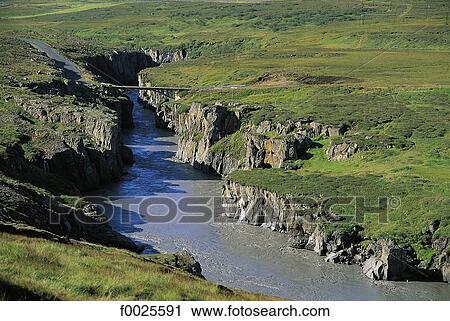 Stock Image - Iceland, south coast, Icelandic landscape. Fotosearch