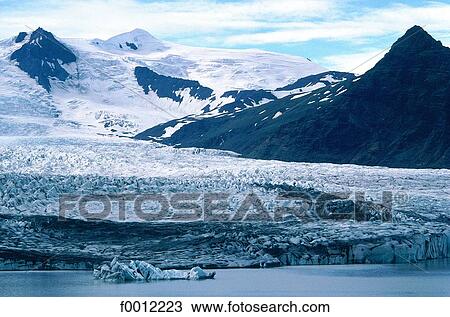 Stock Image - Iceland, Vatnajökull glacier. Fotosearch