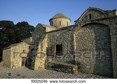 Stock Photograph - Cyprus, Kiti, church of Panayia Angeloktisti. Fotosearch