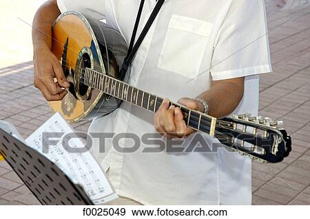 Stock Photo - Cyprus, Limassol, bouzouki player. Fotosearch