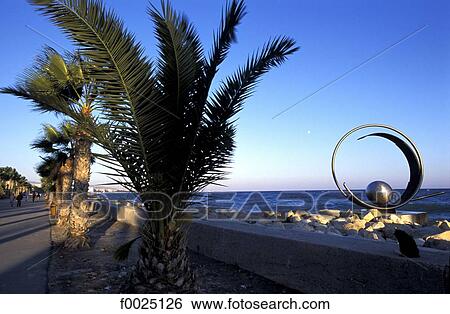 Cyprus, Limassol, seafront and modern sculpture View Large Photo Image Stock Photograph - Cyprus, Limassol, seafront and modern sculpture. Fotosearch