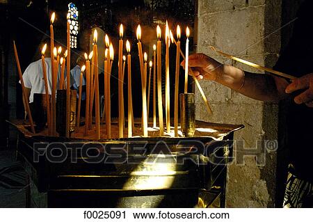 Cyprus, near Paphos, Ayios Neophytos monastery, votive candles View Large Photo Image Stock Image - Cyprus, near Paphos, Ayios Neophytos monastery, votive candles. Fotosearch