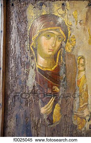 Stock Photography - Cyprus, Nicosia, byzantine museum, icon. Fotosearch