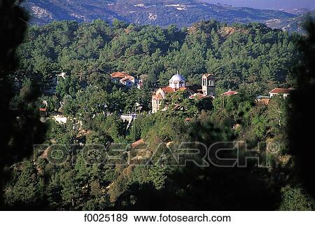 Cyprus, Troodos Mountains, Platres View Large Photo Image Stock Photo - Cyprus, Troodos Mountains, Platres. Fotosearch