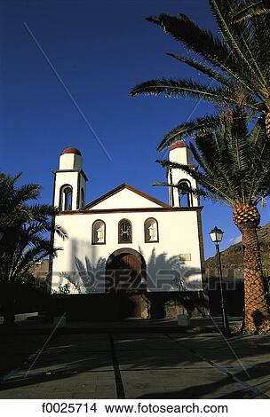 Spain, Canary Islands, Gran Canaria, Puerto de Las Nieves, church View Large Photo Image Picture - Spain, Canary Islands, Gran Canaria, Puerto de Las Nieves, church. Fotosearch