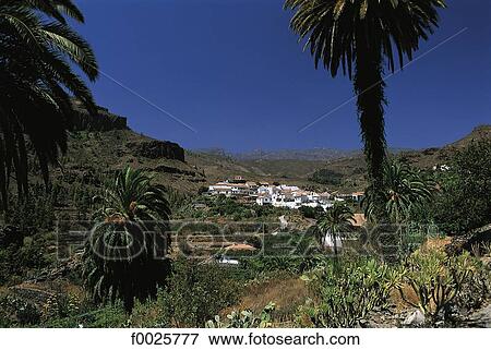 Stock Photo - Spain, Canary Islands, Gran Canaria, Fataga. Fotosearch