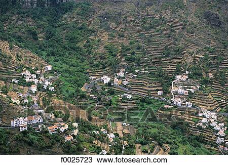 Stock Image - Spain, Canary Islands, La Gomera, Valle Gran Rey. Fotosearch