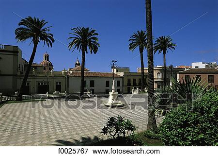 Spain, Canary Islands, Tenerife, La Orotava, square View Large Photo Image Stock Photo - Spain, Canary Islands, Tenerife, La Orotava, square. Fotosearch
