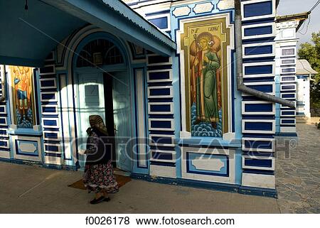 Romania, Dobruja, Sarichiol, Lipovan church View Large Photo Image Stock Photo - Romania, Dobruja, Sarichiol, Lipovan church. Fotosearch