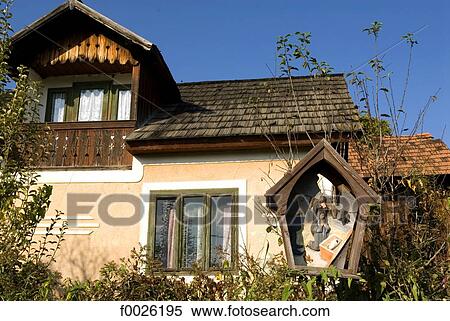Stock Photography - Romania, Moldavia, province of Bukovina, traditional dwelling. Fotosearch