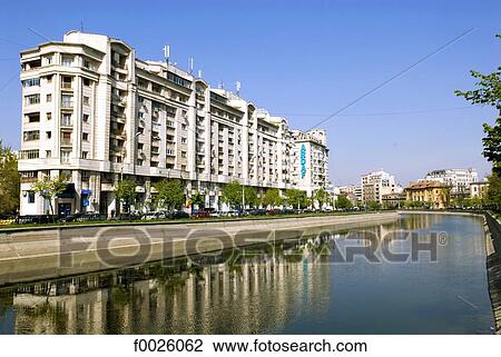 Romania, Muntenia, Bucharest, buildings on the Dambovita bank View Large Photo Image Stock Image - Romania, Muntenia, Bucharest, buildings on the Dambovita bank. Fotosearch