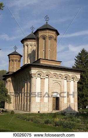 Stock Photography - Romania, Muntenia, near Bucharest, church of Snagov Monastery where Dracula was buried. Fotosearch