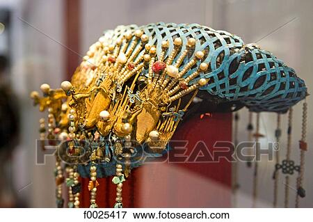 China, Beijing, Forbidden City, Palace Museum, imperial crown View Large Photo Image Stock Photo - China, Beijing, Forbidden City, Palace Museum, imperial crown. Fotosearch