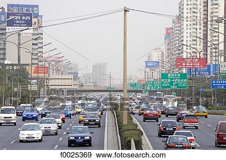 Stock Photo - China, Beijing, traffic. Fotosearch