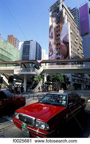 China, Hong Kong, Central District, taxi View Large Photo Image Stock Image - China, Hong Kong, Central District, taxi. Fotosearch