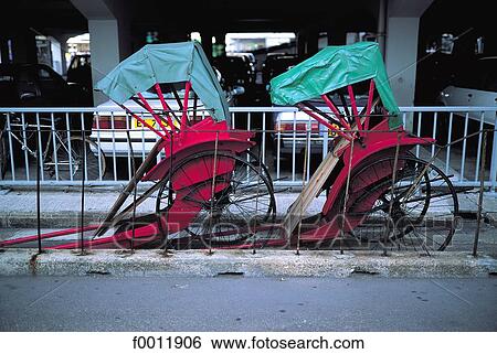 China, Hong Kong, rickshaw View Large Photo Image Stock Photograph - China, Hong Kong, rickshaw. Fotosearch