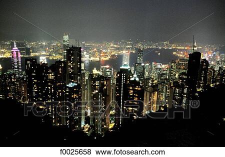 China, Hong Kong, view from Victoria Peak View Large Photo Image Stock Photo - China, Hong Kong, view from Victoria Peak. Fotosearch