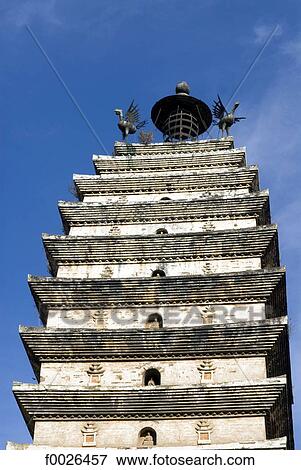 Stock Photo - China, Yunnan, Kunming, West Pagoda. Fotosearch