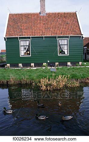 The Netherlands, North Holland, Volendam, traditional dwelling View Large Photo Image Picture - The Netherlands, North Holland, Volendam, traditional dwelling. Fotosearch