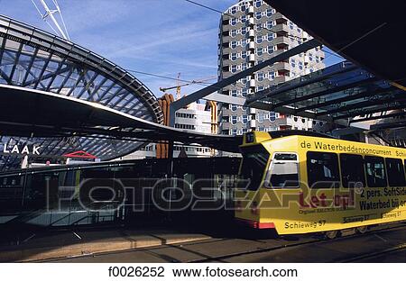 The Netherlands, South Holland, Rotterdam, tramway View Large Photo Image Stock Image - The Netherlands, South Holland, Rotterdam, tramway. Fotosearch