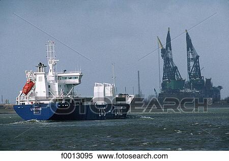 The Netherlands, South Holland, Rotterdam, harbour, freighter and cranes View Large Photo Image Stock Photography - The Netherlands, South Holland, Rotterdam, harbour, freighter and cranes. Fotosearch