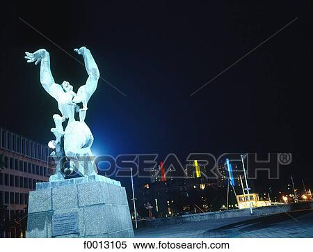 The Netherlands, South Holland, Rotterdam, sculpture "The Destroyed City" by Ossip Zadkine View Large Photo Image Stock Photography - The Netherlands, South Holland, Rotterdam, sculpture "The Destroyed City" by Ossip Zadkine. Fotosearch