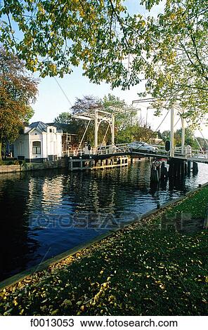 Stock Image - The Netherlands, Utrecht, fall landscape. Fotosearch