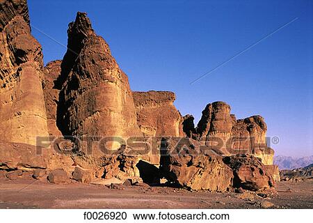 Stock Image - Israel, Eilat vicinity, Negev desert, Timna Park. Fotosearch