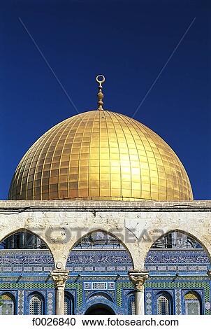 Stock Image - Israel, Jerusalem, Dome of the Rock. Fotosearch
