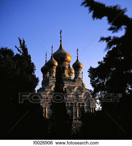 Israel, Jerusalem, Russian Orthodox church View Large Photo Image Stock Photograph - Israel, Jerusalem, Russian Orthodox church. Fotosearch