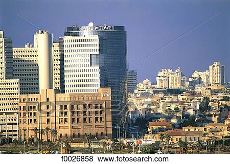 Israel, overview of Tel Aviv View Large Photo Image Stock Photo - Israel, overview of Tel Aviv. Fotosearch