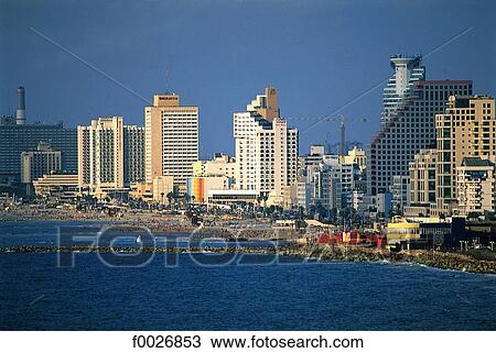Israel, Tel Aviv, view from Jaffa View Large Photo Image Stock Image - Israel, Tel Aviv, view from Jaffa. Fotosearch
