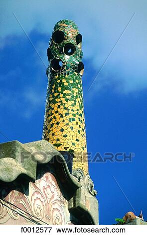 Spain, Barcelona, Park Guell View Large Photo Image Stock Photo - Spain, Barcelona, Park Guell. Fotosearch