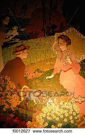 Spain, Barcelona, Paseo de Gracia, mosaic View Large Photo Image Stock Photo - Spain, Barcelona, Paseo de Gracia, mosaic. Fotosearch